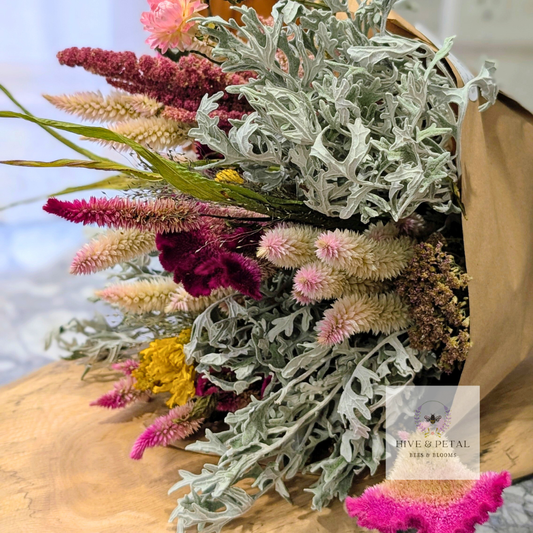 Dried Flower Bouquet - Farmer's Choice (Local)