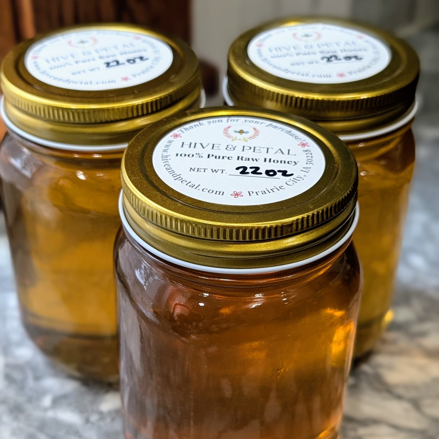 100% Pure Raw Honey