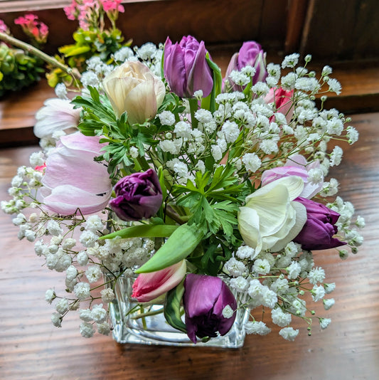 Mixed Tulip Arrangement for Mother's Day (Local)
